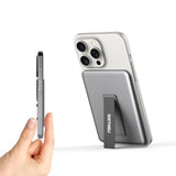 Magnetic Slim Portable Charger With Stand, 5000Mah Wireless Power Bank[Alloy-Made], Pd 20W Fast Charging Compatible With Iphone 16/15/15 Pro/15 Pro Max, Iphone 14/13/12 Series