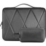 15.6 Inch Shockproof Waterproof Laptop Case Sleeve Eva Handbag Compatible With 15.6" New Macbook Air M2/Lenovo Chromebook/Dell Xps/Asus,Commuter Bag With Accessory