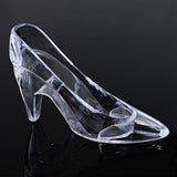 Plastic Mini Cinderella Princess Inspired Slipper High Heel Shoe Party Decoration For Weddings, Birthday Party, Table Serving, Candy & Other Event Favors (24)