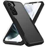 For Galaxy A14 5G Phone Case,With Screen Protector,Heavy-Duty Tough Rugged Shockproof Protective Phone Case For Samsung A14 5G, Black