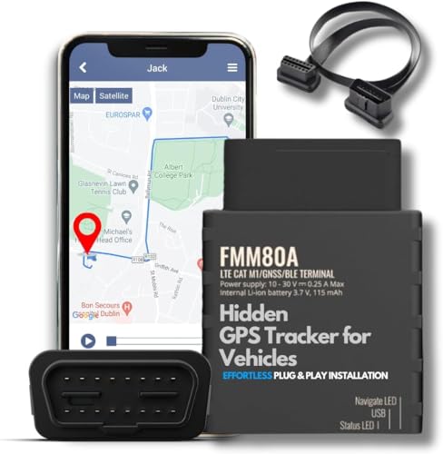 Obd Gps Tracker For Cars & Trucks 4G Lte Real-Time Vehicle Tracking Device With Sim Included Plug & Play Car Locator, Hidden, Alerts, 30-Day Trial