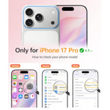 Magsafe Compatible Case for iPhone 17 Pro with Built-in Screen Protector