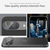 Spigen Camera Lens Screen Protector [GlasTR EZ Fit Optik] Designed for Google Pixel 9 [Case Friendly] - 2 Pack