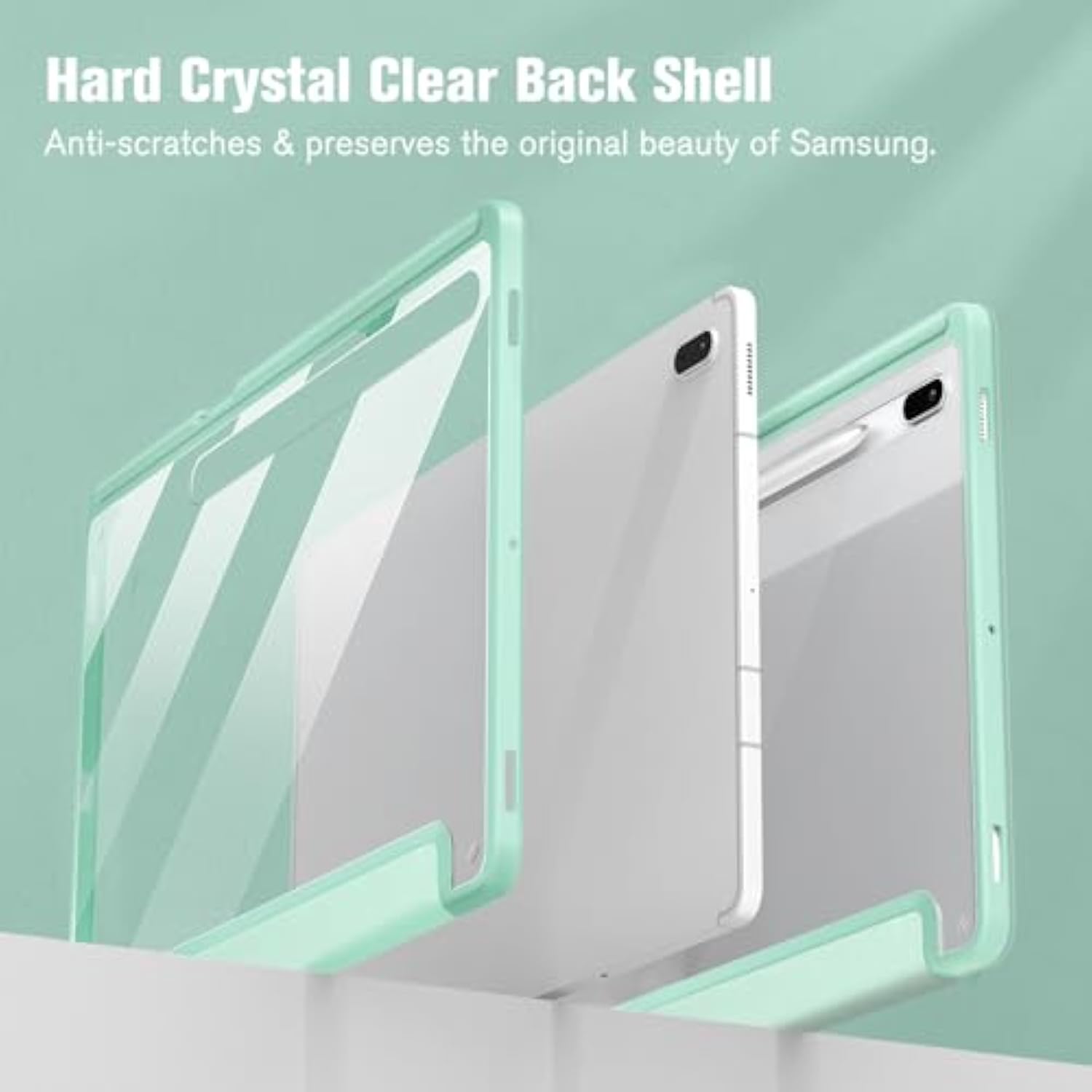 Fintie Hybrid Slim Case for Samsung Galaxy Tab S8 Plus 2022/S7 FE 2021/S7 Plus
