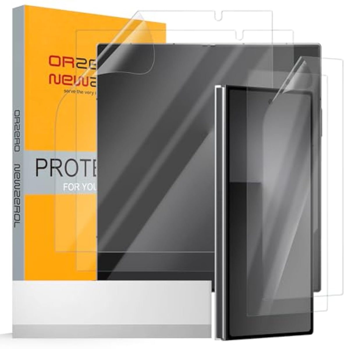 (2 Sets 4 Pack) Compatible For Samsung Galaxy Z Fold 7, 2 Pack Tpu Inner Screen Protector And 2 Pack Tpu Front Screen Protector (Not Glass), Protector De Pantalla Hd Bubble-Free Anti-Scratch