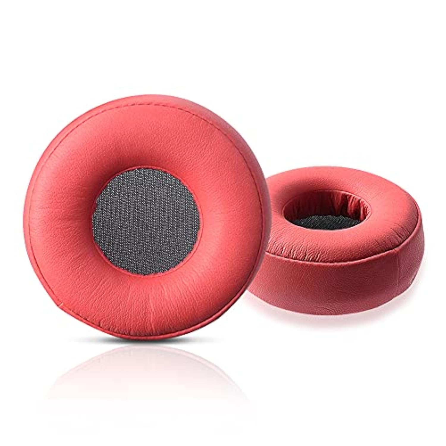 Protein Leather Ear Pads Replacement For Wh800 Wh-H800 Headphones Earpads, Headset Ear Cushion Repair Parts (Red)
