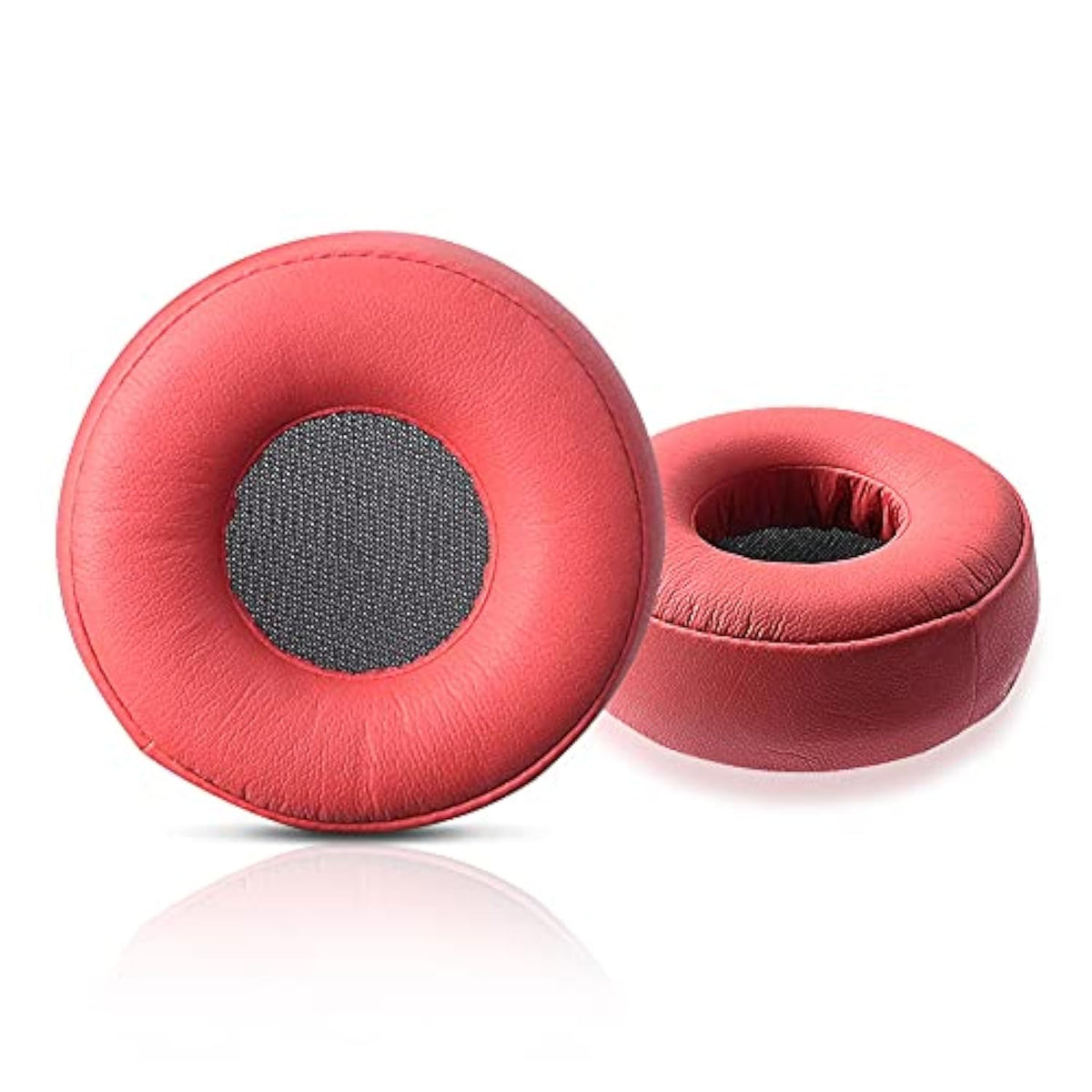 Protein Leather Ear Pads Replacement For Wh800 Wh-H800 Headphones Earpads, Headset Ear Cushion Repair Parts (Red)