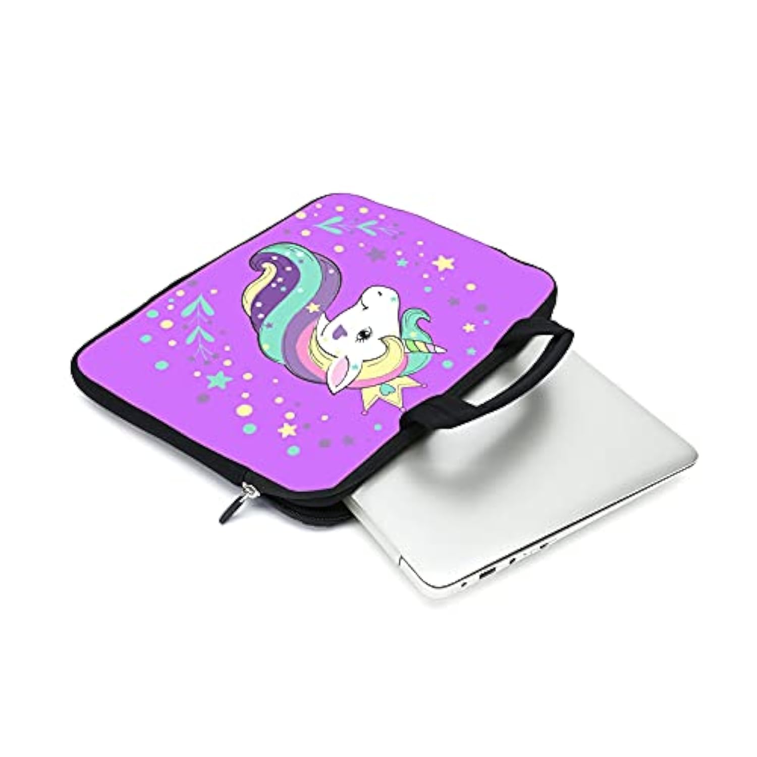11.6 12 12.1 Inch Laptop Carrying Bag Protective Chromebook Case Pouch Netbook Notebook Ultrabook Bag Tablet Sleeve Cover Travel Briefcase With Handle For Men Women (Horse)