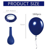 Navy Blue Balloons Latex Party Dark Blue 160 Pack 5 Inch Round Navy Balloons For Wedding Graduation Birthday Party Backdrop Decorations
