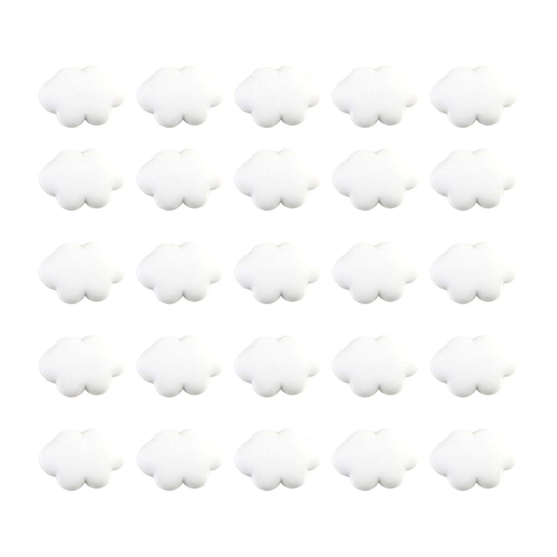 100Pcs Resin Charms Cute Clouds Flatback Beads Embellishment Phone Pencil Case