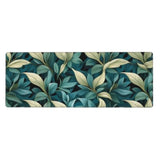 Gaming Mouse Pad, Large Non-Slip Rubber Base Mousepad, Keyboard Mouse Mat, Desk Pad With Stitched Edges, 31.5X11.8Inch, Morris Leaves