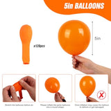 Rainbow Balloons 120Pcs 5 Inch Colourful Latex Party Balloons For Birthday Baby Shower Wedding Party Supplies