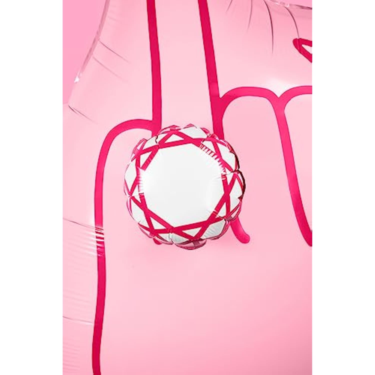 Bachelorette Party Decorations 3D Ring Finger Balloon - 1 Pc, 40 Inch, Xl | Bride To Be, Engagement Party Supplies, Bridesmaid Favor, Bridal Photo Booth