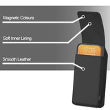 Holster For Motorola Moto G Power/G Play/Moto G 2026 2025 2024 2023/ G36 G06 G57 Pure G05 G15 E15 G100 Phone Case Belt Clip Carrying Vertical Leather Pouch (Fits Otterbox Or Any Case On)