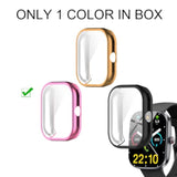 Watch Cases Compatible With Soudorv Kuizil T70 1.91” Smart Watch, Tpu Case With Screen Protector, Protecting Watch Body & Screen (Pink)