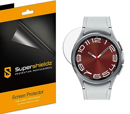 (3 Pack) Designed for  Galaxy Watch 6 Classic (47mm) Screen Protector, High Definition Clear Shield (PET)