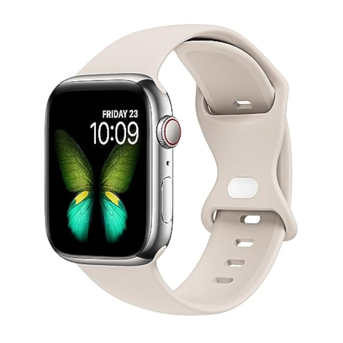 Silicone Sport Bands for Apple Watch Ultra/Series 10-1, Multiple Sizes