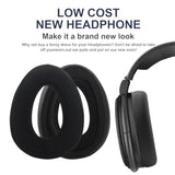 Pxc 550 Cooling Gel Ear Pads Replacement Ear Pads Cushions Compatible With Sennheiser Pxc 480 Pxc 550 Pxc 550-Ii Mb 660 Uc Mb 660 Mc Headphones High-Density Memory Foam Earpads Ear Cups Cover (Black)