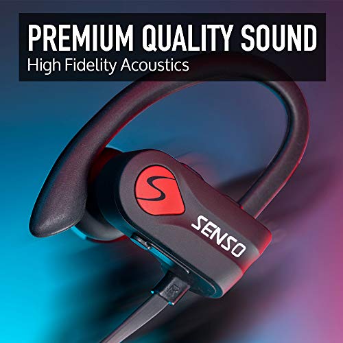 Bluetooth Headphones, Best Wireless Sports Earphones w/Mic IPX7 Waterproof HD Stereo Sweatproof Earbuds for Gym Running Workout 8 Hour Battery Noise