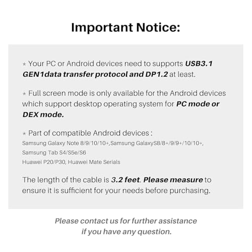 USB-C to USB-C Cable Suitable for Huion Full-Featured upport USB3.1 GEN2 DP Signal for Kamvas 12/13(Gen3)/16(Gen3)/16(2021)/22/24/22 Plus/24 Plus
