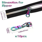 Zipper Tape By The Yard #5 With Pulls-Bulk Nylon Coil Zipper By The Ya
