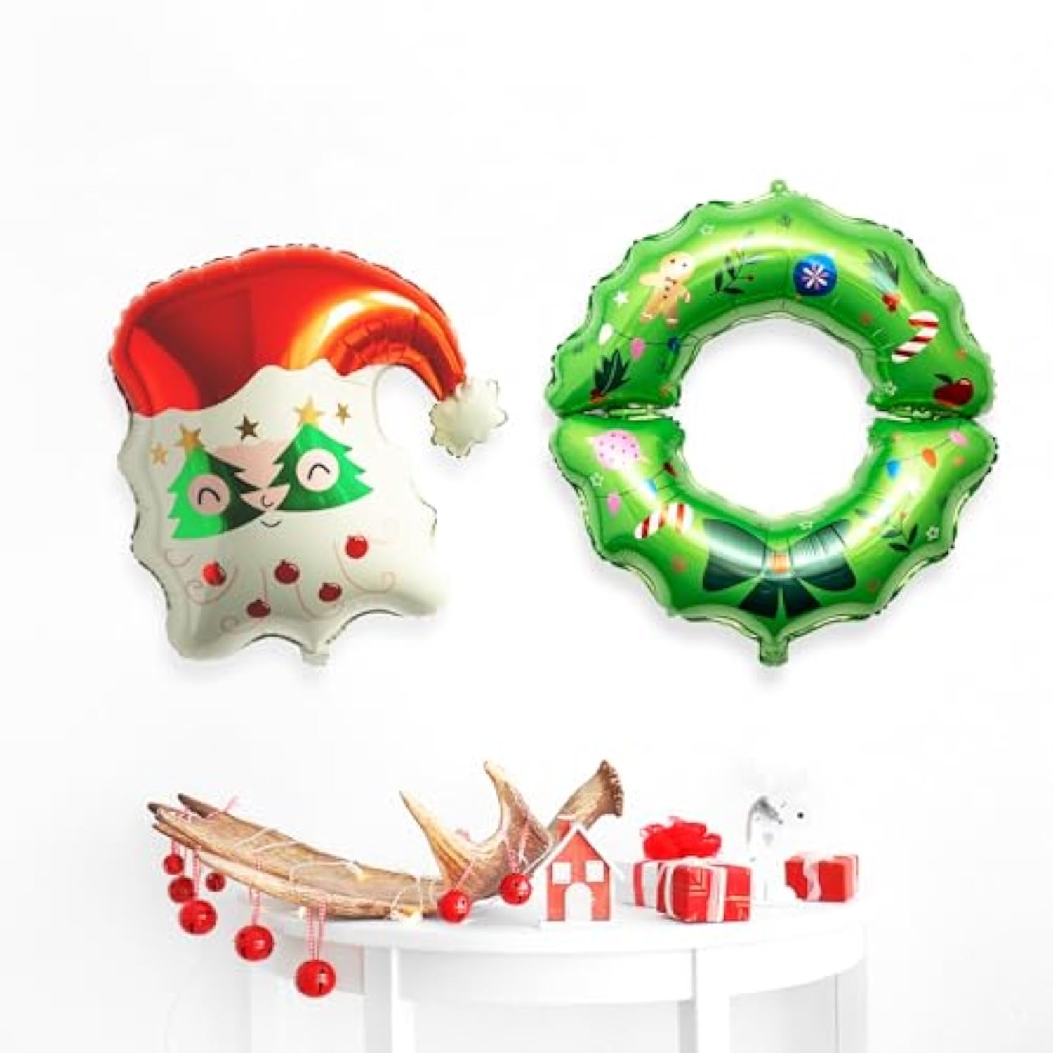 Merry Christmas Balloon | Balloons For Christmas Party Decorations | Merry Christmas Balloon For Xmas Party Supplier | Xmas Hanging Decorations Indoor For Home (Style 10)