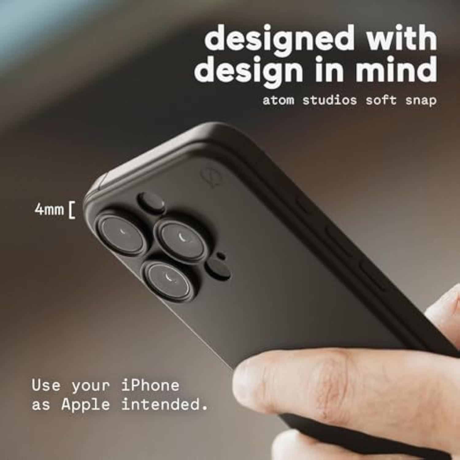 For Iphone 16 Pro Max Case Magnetic Soft Snap, Compatible With Magsafe, Ultra Thin Slim-Fit, 100% Recycled Materials, Phone Case For Iphone 16 Pro Max (6.9") - Navy