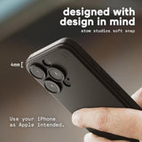 For Iphone 16 Pro Max Case Magnetic Soft Snap, Compatible With Magsafe, Ultra Thin Slim-Fit, 100% Recycled Materials, Phone Case For Iphone 16 Pro Max (6.9") - Navy