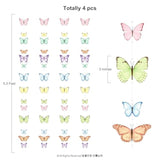 Butterfly Garlands Garden Party Decorations Pastel Floral Banner Butterflies Streamers Beads For Birthday Baby Shower Classroom Picnic Bridal Shower Spring Tea Fairy Backdrop Hanging Decor