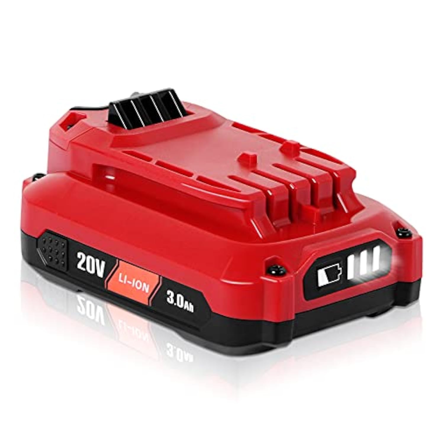 Dsanke Cmcb204 3.0Ah 20V Lithium-Ion Battery Replacement For Craftsman V20 Lithium Ion Batteries Cmcb204 Cmcb204-2 Cmcb202 Cmcb202-2 Cmcb201 Craftsman V20 Battery(Only Be Used In Tools Up To 400W)