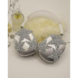 3 In 1 Bling Case Cover For Airpod Max, Clear Tpu Glittering Rhinestones Stars Protective Ear Cups Covers Silicone Earpad Headband Covers Compatible For Apple Airpods Max Headphones (Star)