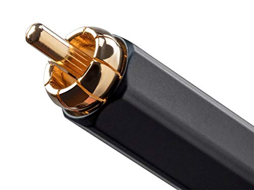 Digital Coaxial Audio/Video RCA Subwoofer Cable - CL2 Rated, RG-6/U, 75-ohm, 6 Feet, Black - Onix Series