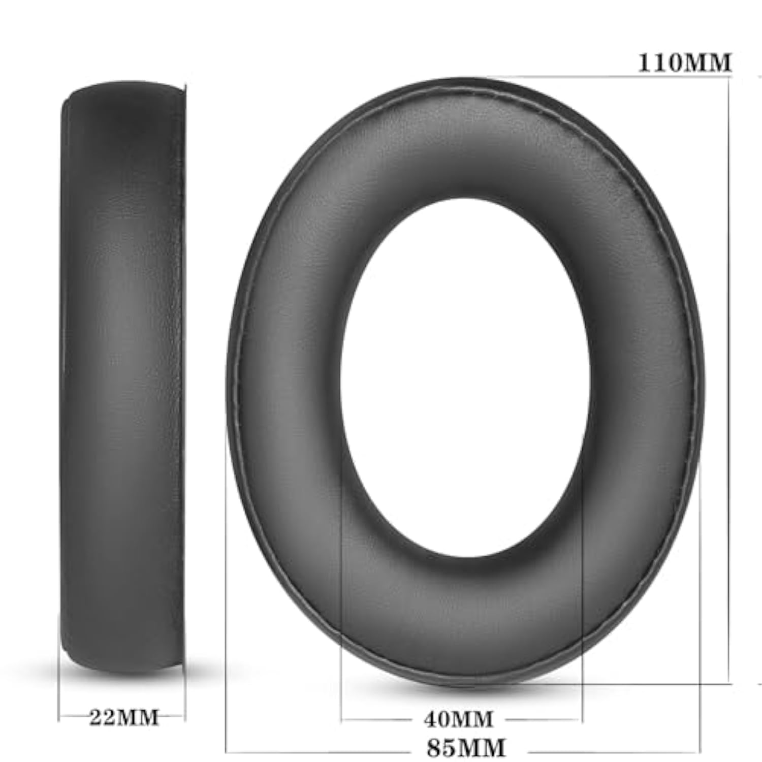 Hd620S Replacement Earpads Ear Cushions Compatible With Sennheiser Hd620S Hd620 Headset Protein Leather Ear Pads Covers Repair Part (Black Pl)