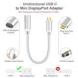 Usb C To Mini Displayport Adapter,Usb-C To Mini Displayport Cable 4K@60Hz & Ny