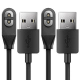 [2-Pack] Magnetic Charger Compatible With Aftershokz Aeropex, Shokz Opencomm,