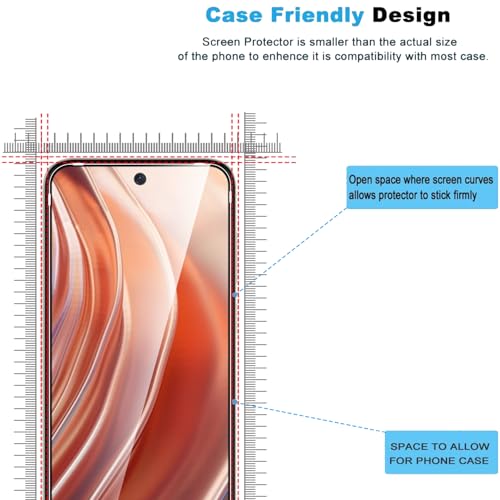 2 Pack Compatible with BLU G45 / BLU G65L Screen Protector,Full Coverage 9H Tempered Glass Film,HD Clear Scratch Resistant,Bubble-Free for BLU G45