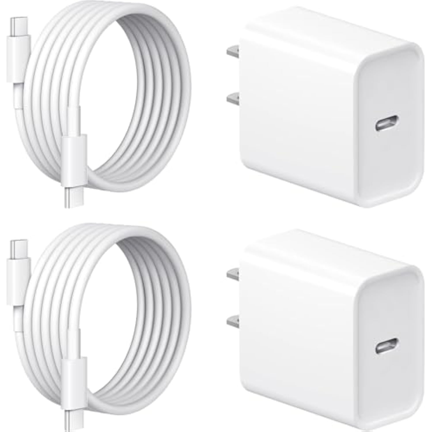 Usb C Fast Charger For Iphone 15/15 Pro/15 Pro Max/15 Plus, Ipad Pro, Ipad Air 5Th/4Th, Ipad 10Th Generation, Ipad Mini 6,20W Pd Wall Charger With 6Ft Usb C To C Charging Cable