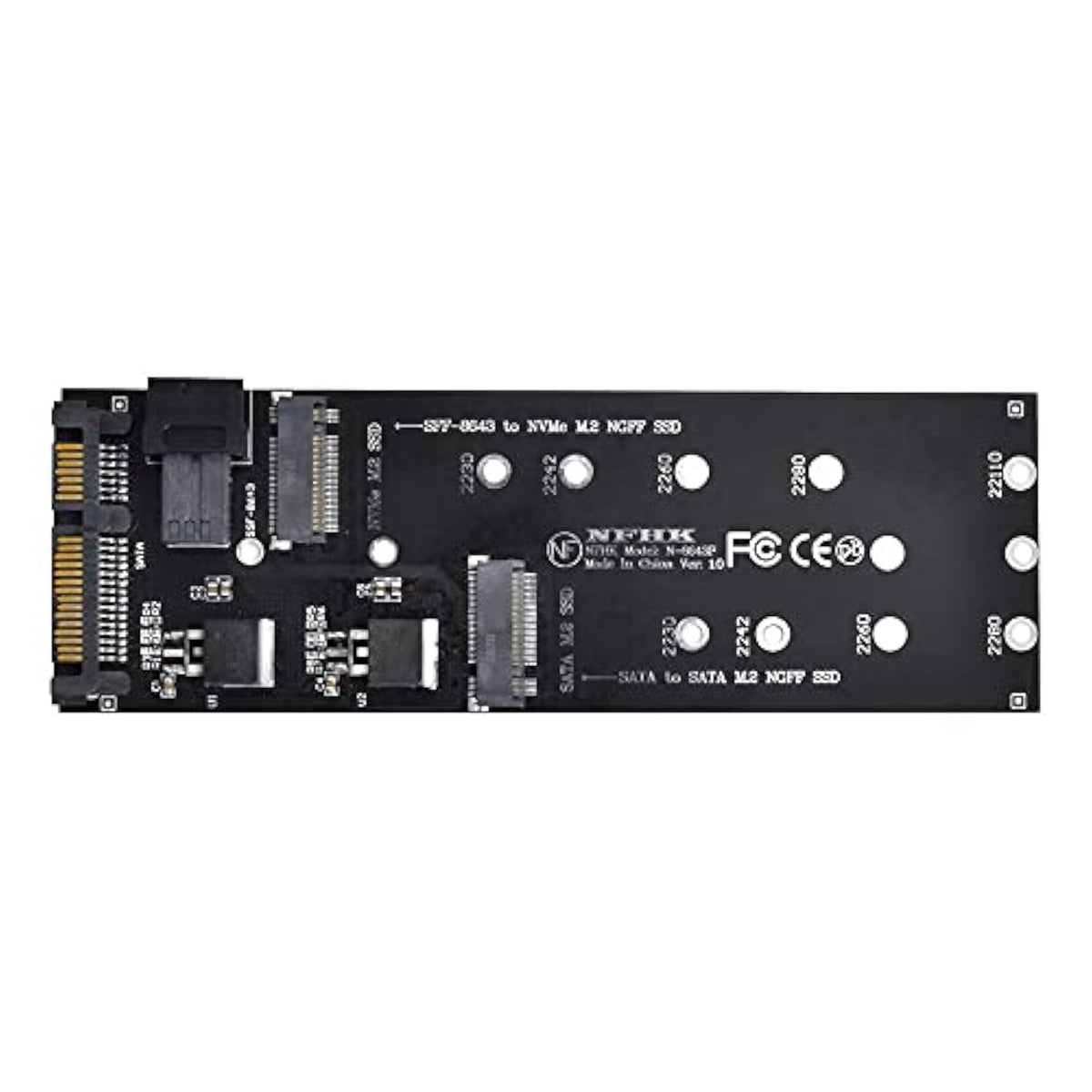 Xiwai SFF-8643 to U2 Kit NGFF M-Key to HD Mini SAS NVME PCIe SSD SATA Adapter
