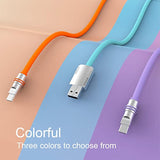 Usb C Charger Cable Orange 6.5 Ft, 100W Fast Charging Usb A To Usb C Chubby Ca