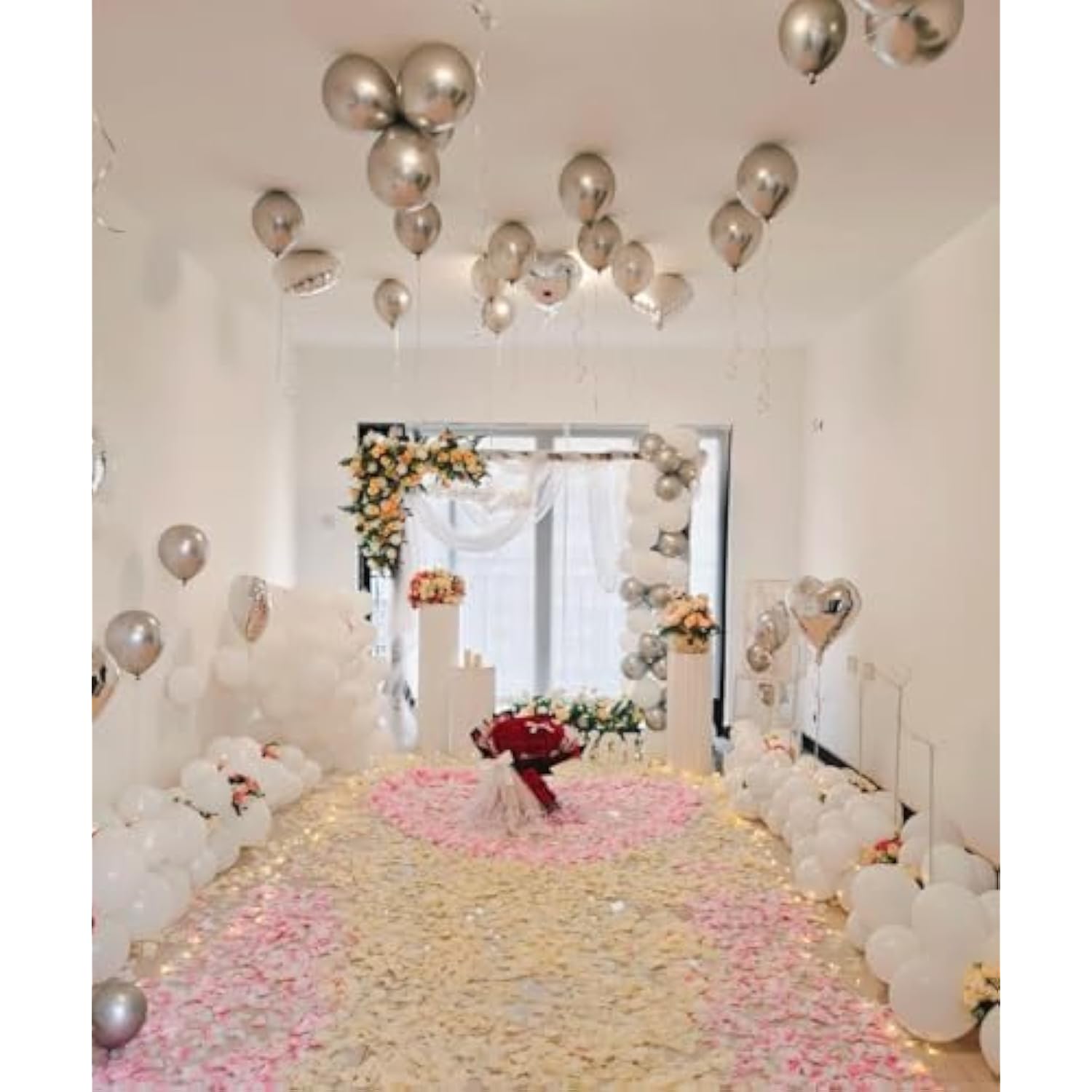 1000Pieces Of Simulated Rose Petals For Decoration, Suitable For Romantic Nights, Weddings, Events, Parties, Valentine'S Day, Bedroom Rose Petals,Simulated Flowers (Light Purple)