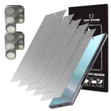 [5+2 5 Anti-Glare(Matte) Tpu Film Screen Protector + 2 Lens Protector For Samsung Galaxy S25 Ultra 5G 2025 Easy To Install Scratch Resistant [Perfect Fit For 3D Edge Screen]