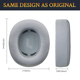 Replacement Earpads For Jbl E55Bt(E55 Bt) Over-Ear Wireless Headphones, Ear Pads Cushions With Softer Protein Leather, Noise Isolation Foam - Grey