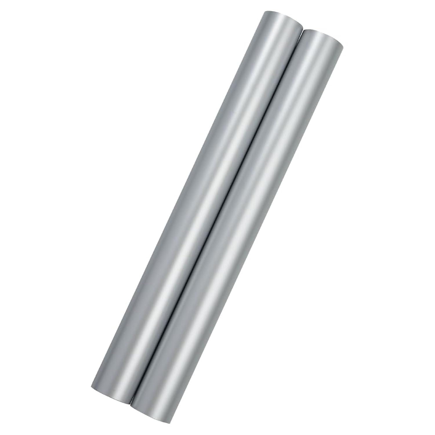 Gift Wrap - Matte Wrapping Paper - 52.6 Sq Ft Total (17 In X 18 Ft Each) - Matte Silver Foil - 2 Rolls/Pack