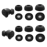 Replacement Silicone Eartips For Philips Tat1219, Tat3519 Earbuds Tips, 6 Pairs (S/M/L) Black