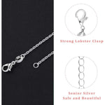 50 Pack Necklace Chains Bulk Silver Plated Necklace Chain Silver Chain Necklaces For Diy Jewelry Making Supplies, 1.2Mm 18 Inches