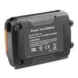 [2-Pack] 12V 4.0Ah High-Output Battery For Dewalt 12V Max (12-Volt) Tools Li-Ion Battery Dcb120 Dcb121 Dcb127 Dcb122 Dcb123 Dcb124 Dcb127-2