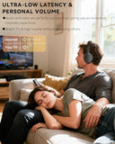 Wireless Headphones for TV Watching with Digital Optical RCA AUX 3.5 MM Transmitter Charging Dock, Over Ear Headset for Seniors, Bluetooth Headphones