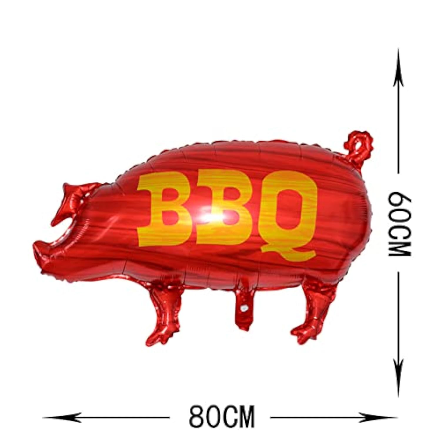 Bbq Party Balloons, Pig Shaped Bbq Mylar Foil Balloon For Birthday Baby Shower Wedding Summer Decorations Supplies