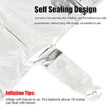 15pcs Happy Birthday Balloons: 40" Number, 16" Letters, Black Foil for 30th Party