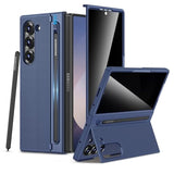 Samsung Z Fold 6 Case with Privacy Screen Protector, Blue - Premium Protection and Style